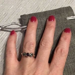 James Avery Sterling Silver Amethyst Ring 5 Rare